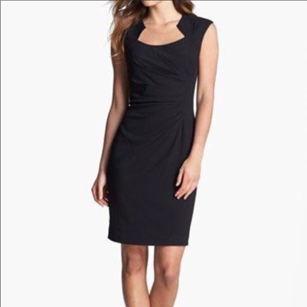 Calvin Klein Cap Sleeve Sheath Dress Sz 6 EUC!!